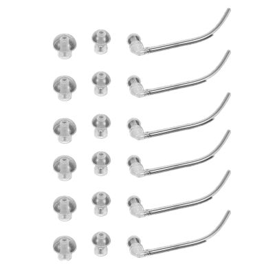 JYTOP 18-Piece Hearing Aid Eartips with 6 Tubes, Domes, Sizes S/M/L
