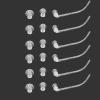 JYTOP 18-Piece Hearing Aid Eartips with 6 Tubes, Domes, Sizes S/M/L view 2