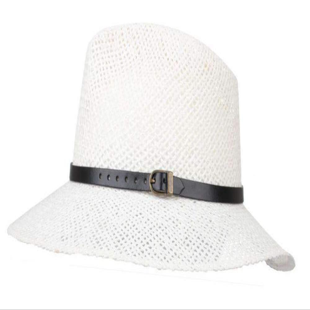 Horka Nice Women's Reed Hat, White, Size 55