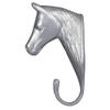 Horka Horse Head Bridle Hanger, Silver view 1