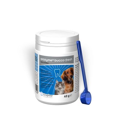 Orozyme Bucco-Fresh PlaqueOff Powder for Dogs & Cats, 40 g