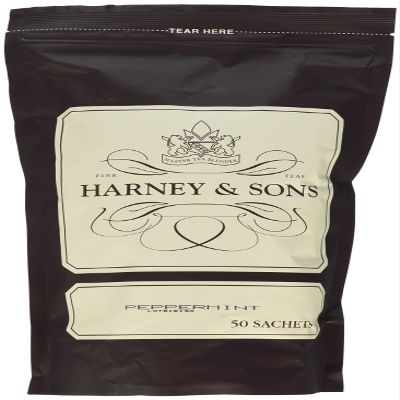 Harney & Sons Peppermint Tea, 50-Count Sachet Bag