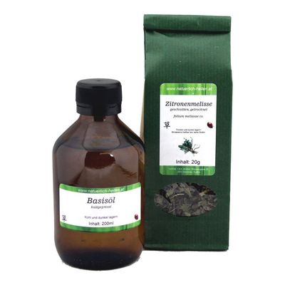 Lemon Balm Oil Extract with Jojoba Oil – Make Your Own – Free from Chemical Additives