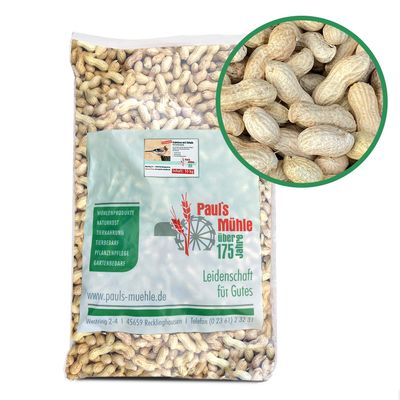 Pauls Mühle 10 kg Peanuts in Shell for Animals & Wild Birds