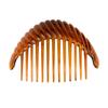 2-Pack XL Geometric Hair Comb, Havana, 15 x 7 cm – Made in Germany view 1