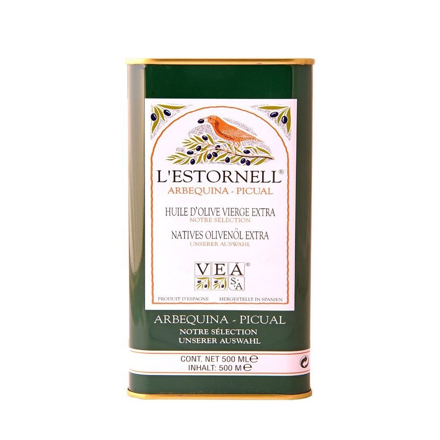 L'Estornell Extra Virgin Olive Oil - 0.5 L Tin (1 x 0.5 L)