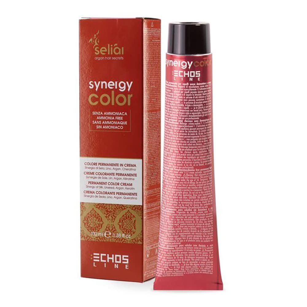 ECHOSLINE Selir Synergy Color - Ammonia-Free Cream Color for Brown-Purple Hair (4.2)