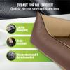 CopcoPet Orthopedic Dog Bed for Medium Dogs, Washable Reversible Faux Leather Bed with Raised Edge, Form-Stable Dog Sofa, Mocca, 90 x 70 cm view 2