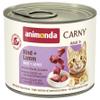 animonda Carny Cat Wet Food Beef + Lamb (6 x 200g) view 1