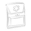 Helikon-Tex Pocket Med Insert First Aid Kit - Cordura - Olive Green view 3
