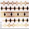 Gold & Black Flash Metallic Temporary Tattoo for Arms, Legs and Fingers H12 view 1
