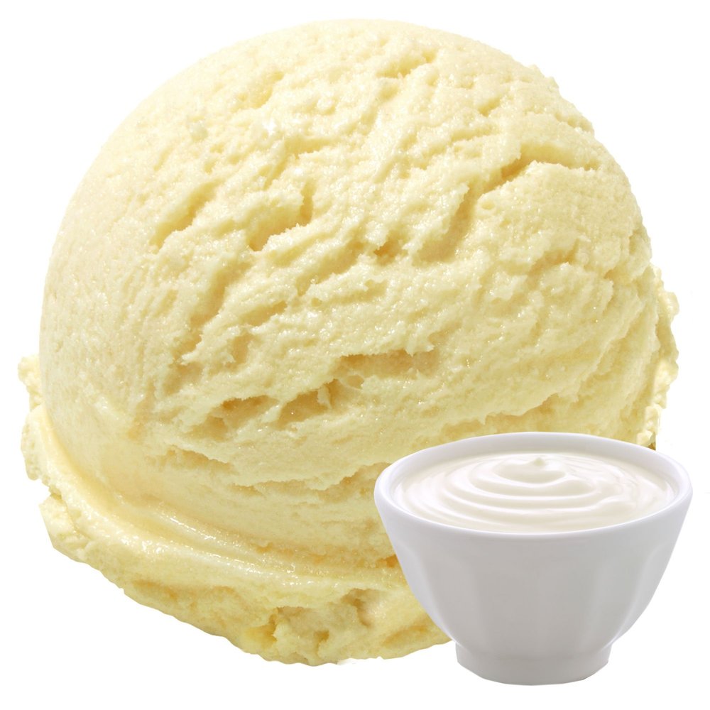 Yogurt-Flavored Vegan Ice Cream Mix, Sugar-Free, Lactose-Free, Gluten-Free, Low-Fat, 333 g