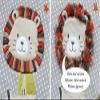 Theraline The Original Pregnancy & Nursing Pillow, 190 cm, Side Sleeper Pillow with Bead Filling, Cover and Crinkle Lion Toy view 2