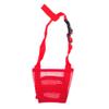 RayLineDo Dog Muzzle, Adjustable, Breathable Nylon Mesh, Red, Size L view 1