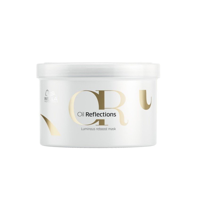 Wella Oil Reflections Luminous Reboost Mask, 1 x 500 ml Hair Treatment with Camellia O...