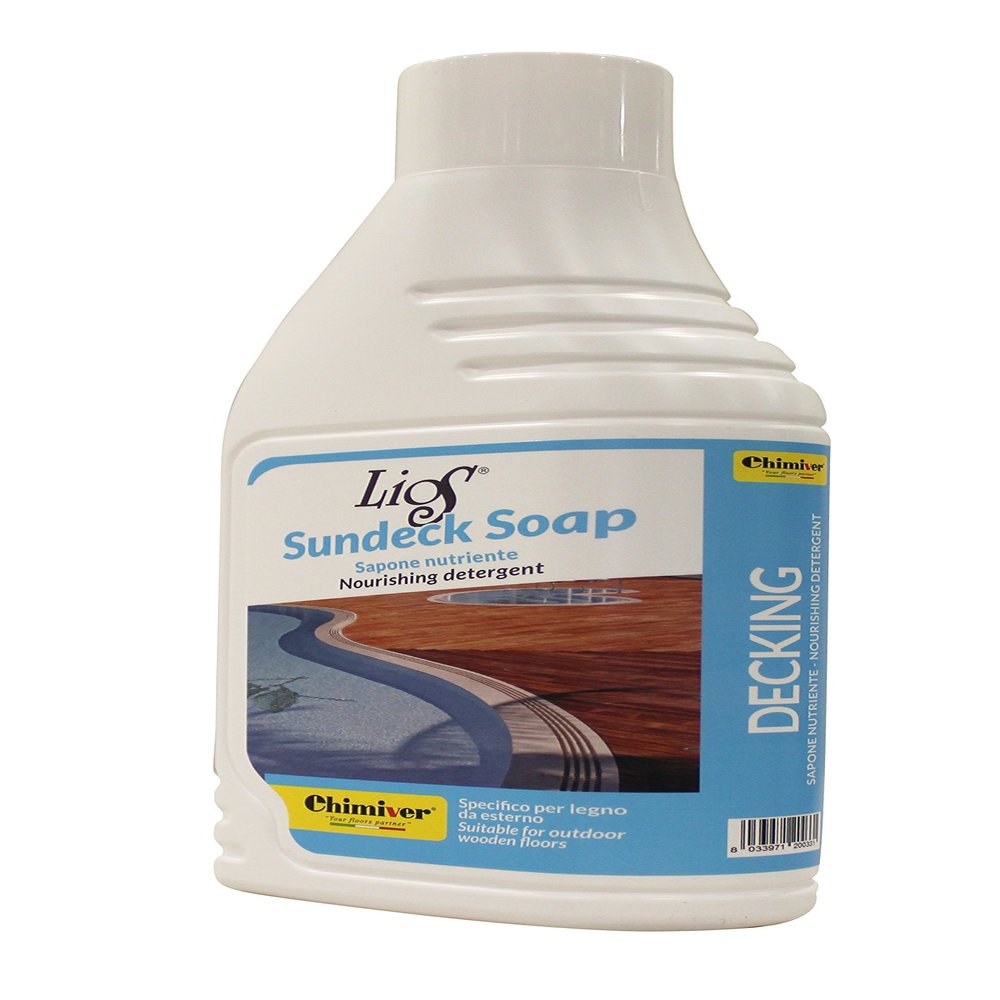 Chimiver LIOS SUNDECK SOAP | Cleaner for Outdoor Wooden Floors, 1 L