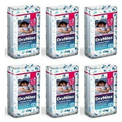 54 Huggies DryNites Jumbo Boy Diaper Pants, Dry Nites, 8–15