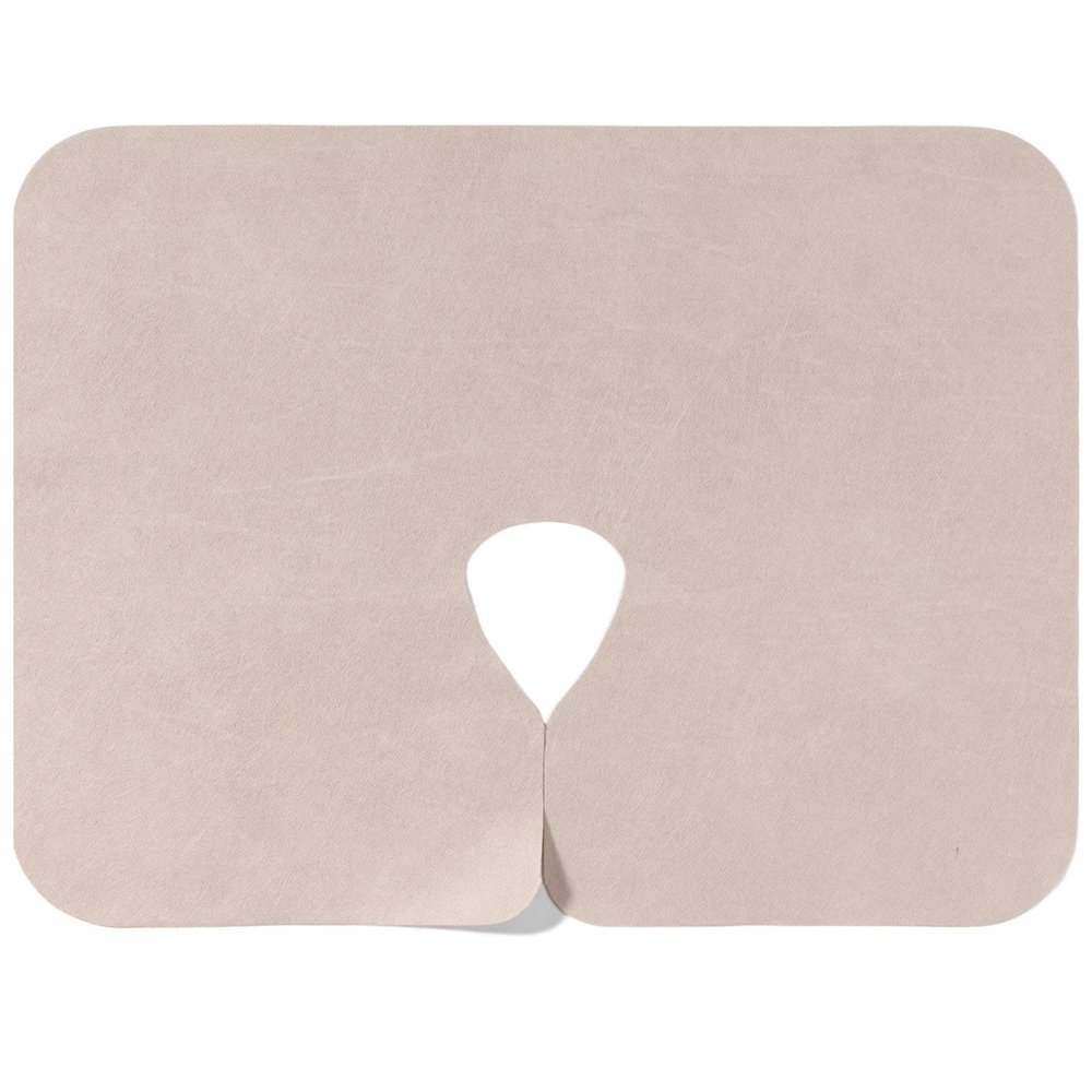 Dr. Gstel Washable Fiber Sheets with Nose Slit, Beige, 5 pcs.
