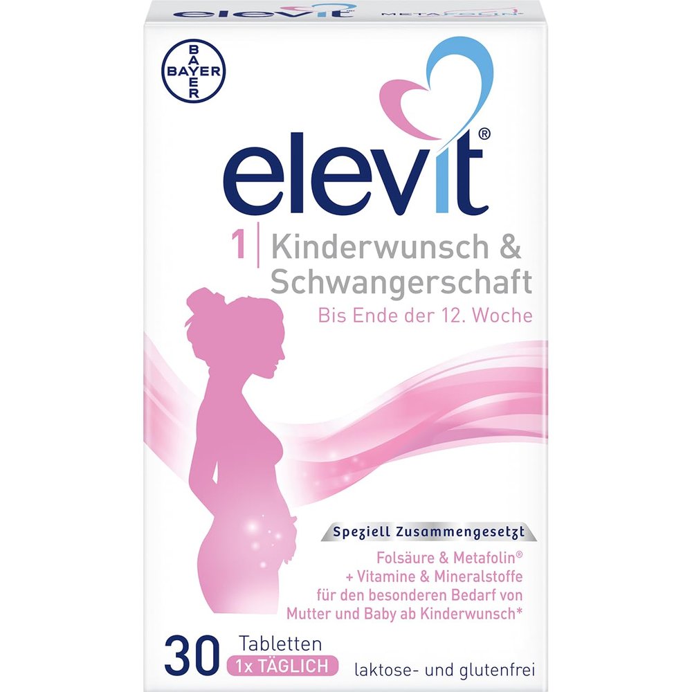 Elevit 1 for Conception and Pregnancy with Folate, 30 Tablets