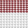 Frühes Forschen 60 Flat Ointment Jars, 12 mL, Red Lids view 1