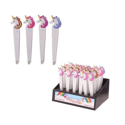 Unicorn Metal Tweezers in Rainbow Design