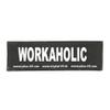 JULIUS K-9 Velcro Patch, Workaholic, Small, Black view 1