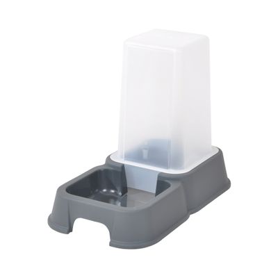 CODICO Water/Food Dispenser, Gray, for Cats, 1.5 L
