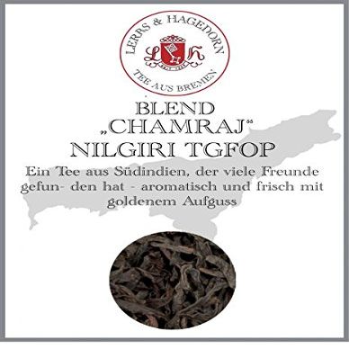 Lerbs & Hagedorn Nilgiri TGFOP Chamraj Black Tea | Smooth, Mild, Aromatic, 2 kg Approx. (162 Liters)