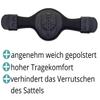 DT Saddlery Short Girth Butterfly 70 cm, Black view 2