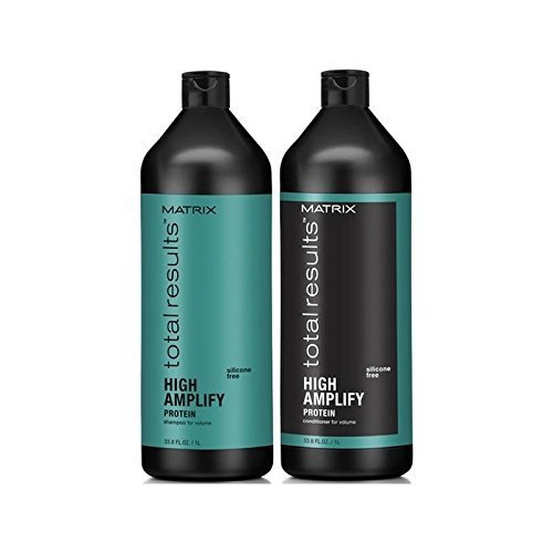 Matrix Total Results High Amplify Shampoo (1000 ml), Conditioner (1000 ml) and Root Lifter (250 ml) (Pack of 4)