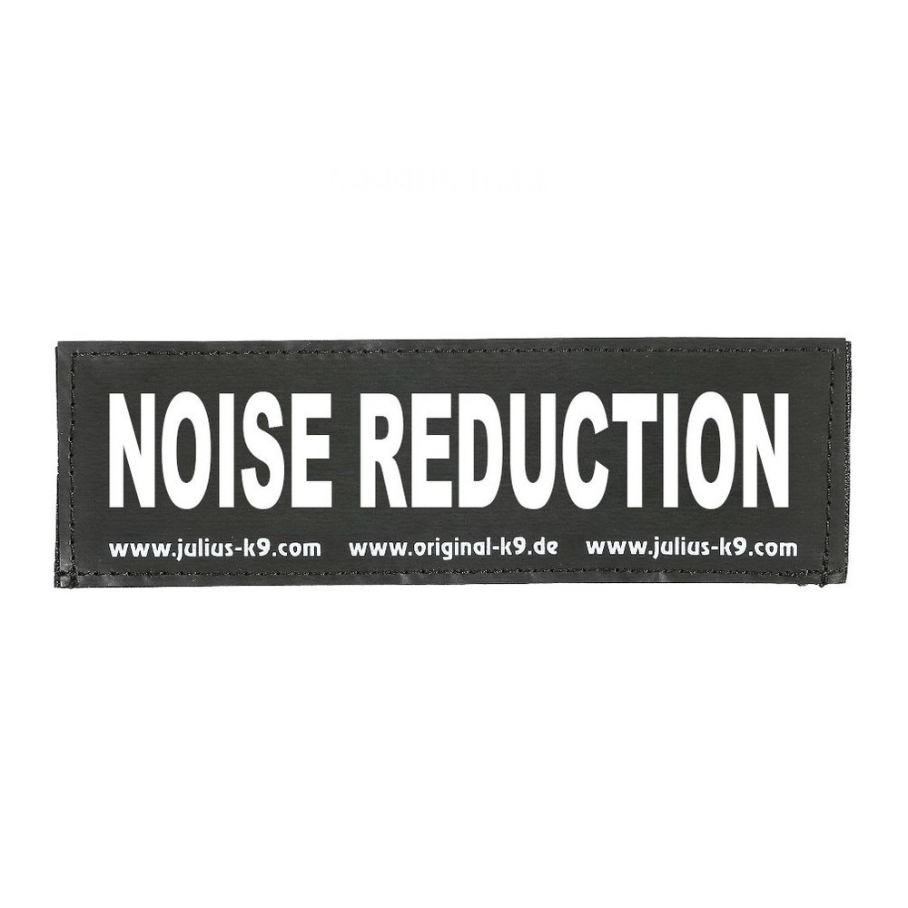 JULIUS K-9 Velcro Patch, Noise Reduction, Small, Black