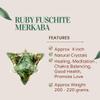 Jet International Ruby Fuchsite Orgone Merkaba, 4 in view 2