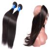 YanT HAIR Hair Extensions, 22" and 24" with 20" 360 Frontal, Natural Shade, 3 Pieces view 1