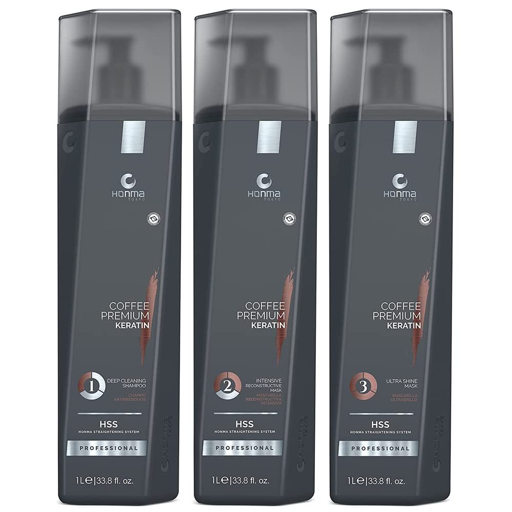HONMA Tokyo Coffee Premium 3-Step Hair Treatment (3 Liters) (3 x 1 Liter)