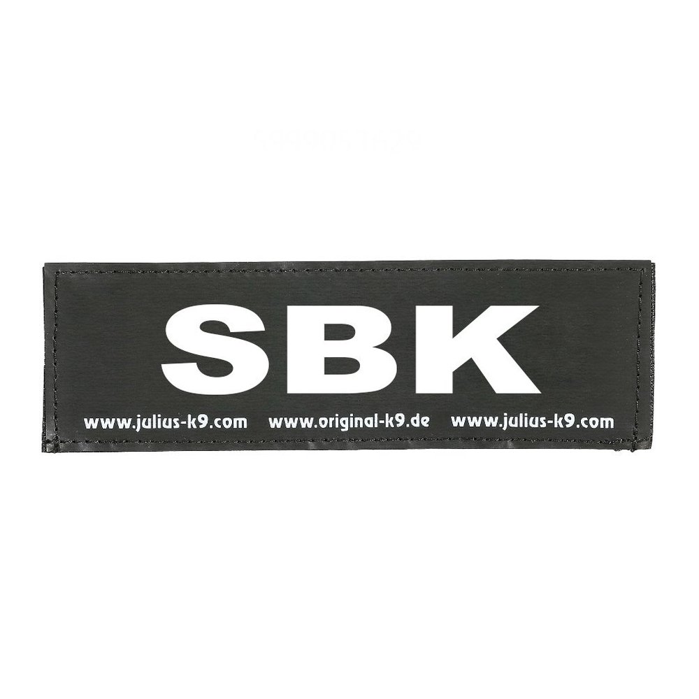 JULIUS K-9 Velcro Patch, Small, Black