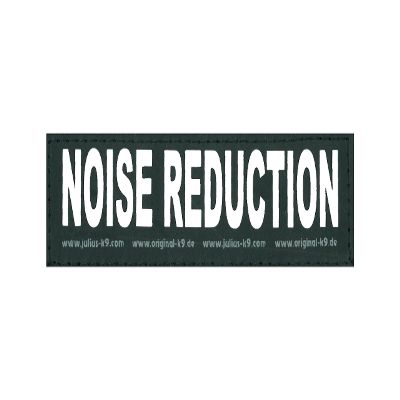 JULIUS K-9 Velcro Patch, Noise Reduction, Large, Black