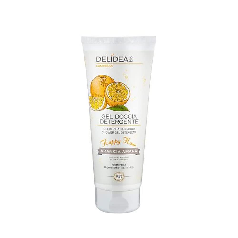 Delidea Organic Bitter Orange Happy Hour Shower Gel, NATRUE, 1-Pack (1 x 1 piece)