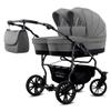 Twin Stroller with 2 Seats, 2 Bassinets, 2 Car Seats & ISOFIX view 1