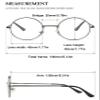 VEVESMUNDO Round Retro Metal Reading Glasses for Men and Women, Gray, +3.0 view 2