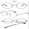 VEVESMUNDO Round Retro Metal Reading Glasses for Men and Women, Gray, +3.0 view 3
