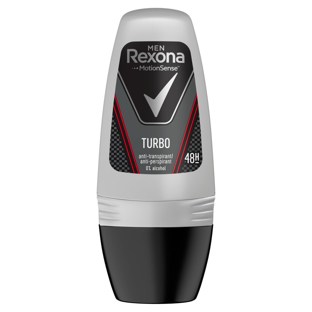 6-Pack - REXONA Men "TURBO" MotionSense Deodorant Roll-On - 50 ml