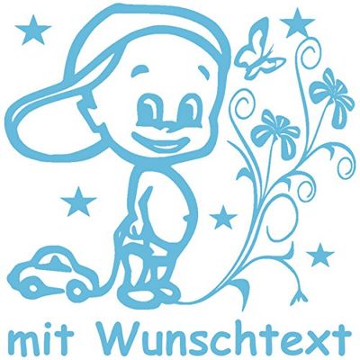 Hoffi's Premium XL Personalized Baby Car Sticker, 25 cm, Motif 1308