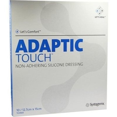 ADAPTIC Touch 12.7 x 15 cm Non-Adherent Silicone Wound Dressing, 10 Count
