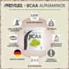 BCAA Powder 900 g, Grape – Alphaminos BCAA 2:1:1 Drink with 8,000 mg BCAA, Vegan, Lab-Tested view 2