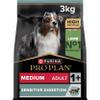 PRO PLAN Medium Adult Sensitive Digestion, Rich in Lamb, 4 x 3 kg view 1