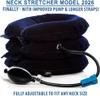 Neck Stretcher for Pinched Nerves, Cervical Spine Traction Device for Home Pain Treatment, Inflatable Decompression Neck Brace for Muscle Strains, Injury Relief, and Herniated Discs view 2