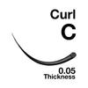 EMILYSTORES 0.05 mm C-Curl 10 mm Silk Mink Eyelashes, Single Size, 1 Tray view 2