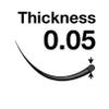 EMILYSTORES 0.05 mm C-Curl 10 mm Silk Mink Eyelashes, Single Size, 1 Tray view 3