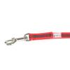 IDC Color & Gray Rubberized Leash, 14 mm x 1.2 m, Red-Gray view 2