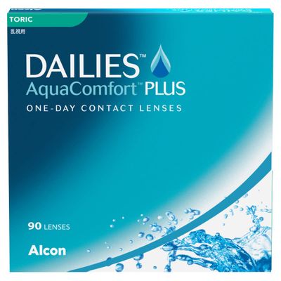 DAILIES AquaComfort PLUS Toric | 90 ct | CYL -1.25 | AXIS 180 | -6.00 D